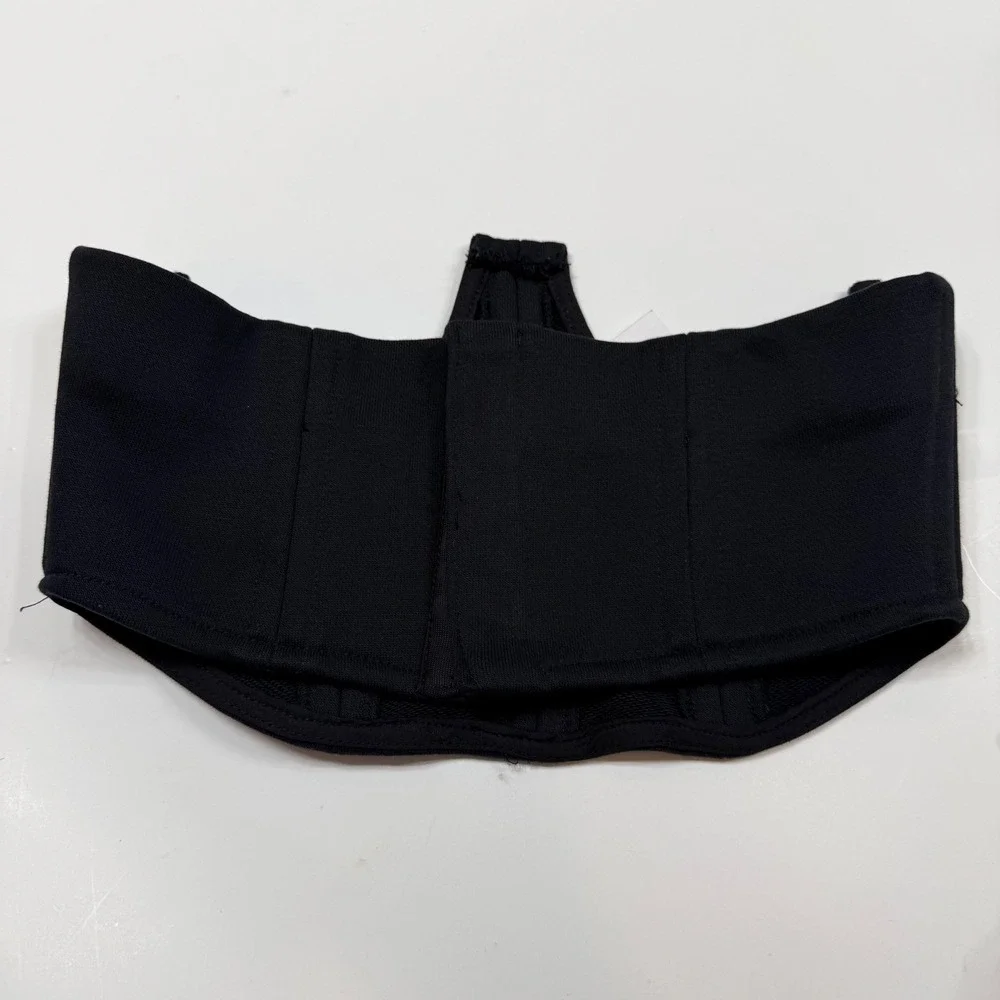 Terea Andrea Pitter Corset Belt Women XXS Black NWT Hook Eye Boned TR-109